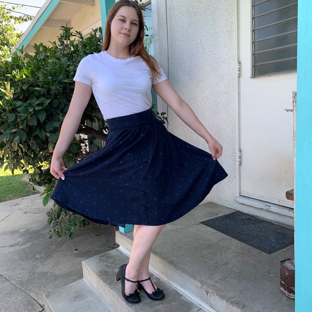 50’s Style Polka Dot Skirt